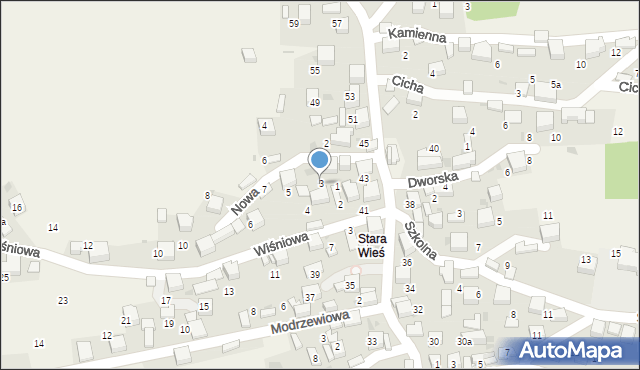 Psary, Nowa, 3, mapa Psary