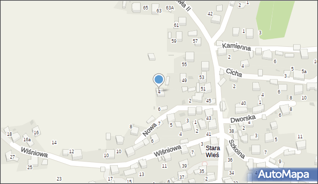 Psary, Nowa, 4, mapa Psary