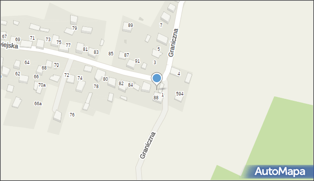 Psary, Nowowiejska, 86, mapa Psary