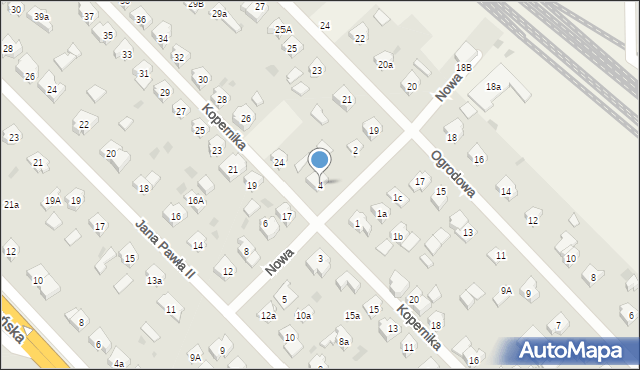 Pszczółki, Nowa, 4, mapa Pszczółki