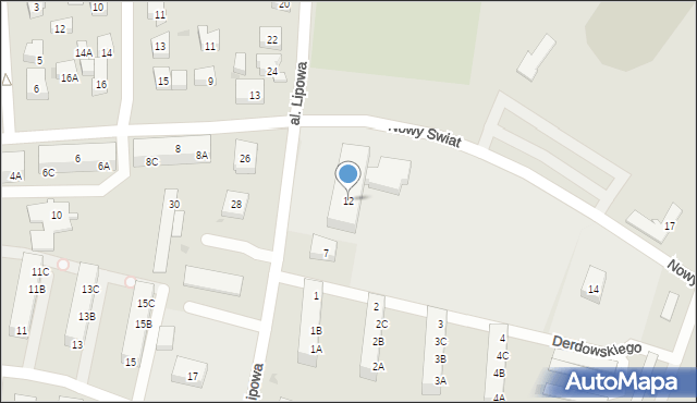 Puck, Nowy Świat, 12, mapa Puck