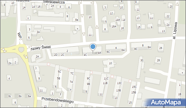 Puck, Nowy Świat, 4B, mapa Puck