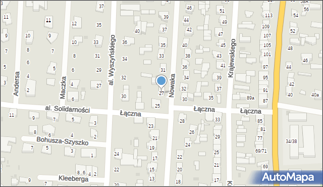 Pułtusk, Nowaka Alojzego, ppłk., 27, mapa Pułtusk