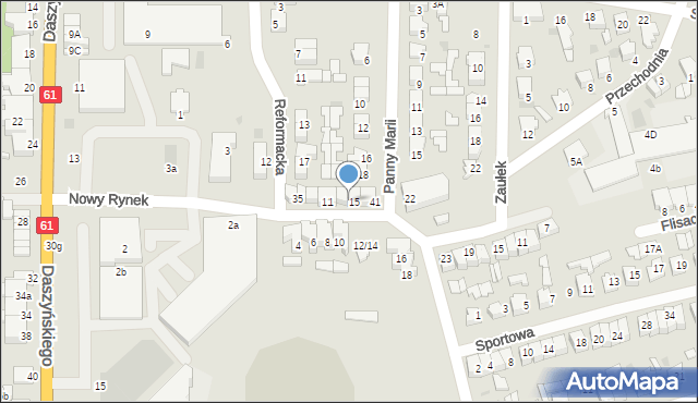 Pułtusk, Nowy Rynek, 39, mapa Pułtusk