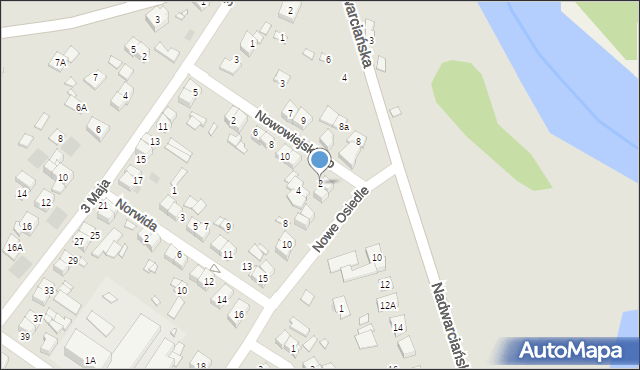 Puszczykowo, Nowe Osiedle, 2, mapa Puszczykowo