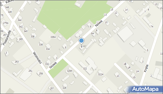 Pysznica, Nowa, 6, mapa Pysznica