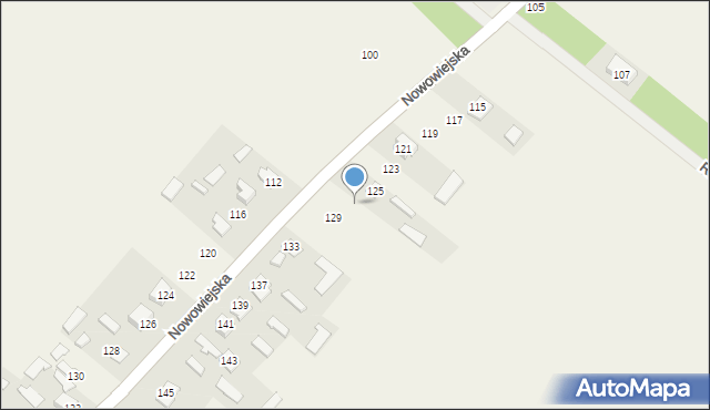 Rabinówka, Nowowiejska, 127, mapa Rabinówka