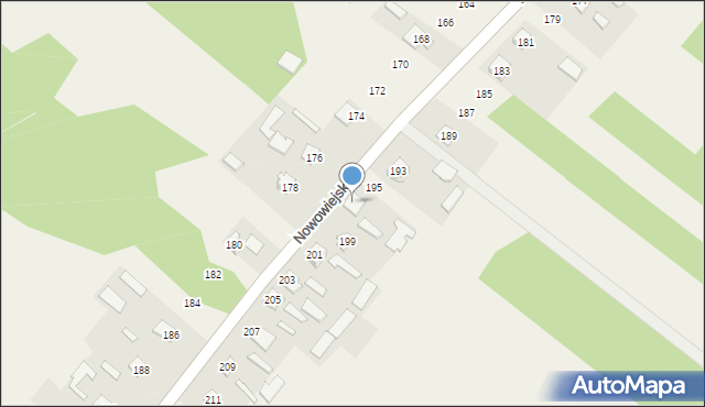 Rabinówka, Nowowiejska, 197, mapa Rabinówka