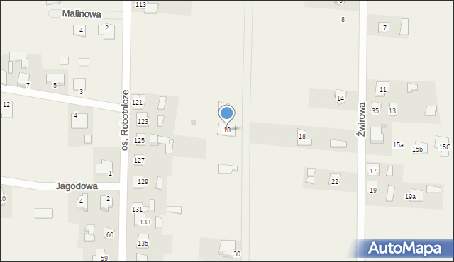 Radłów, Nowa, 18, mapa Radłów