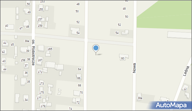 Radłów, Nowa, 59, mapa Radłów