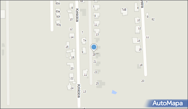 Radom, Nowoczesna, 19, mapa Radomia