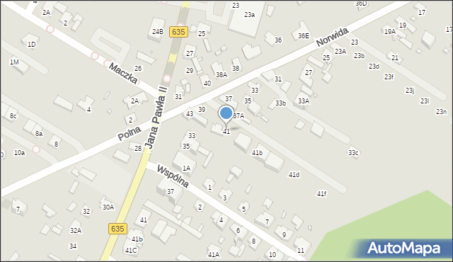 Radzymin, Norwida Cypriana Kamila, 41, mapa Radzymin