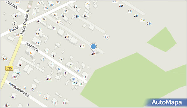 Radzymin, Norwida Cypriana Kamila, 41f, mapa Radzymin