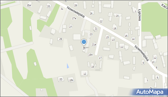 Regut, Nowowiejska, 25, mapa Regut