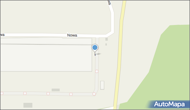 Rekowo Górne, Nowa, 8, mapa Rekowo Górne