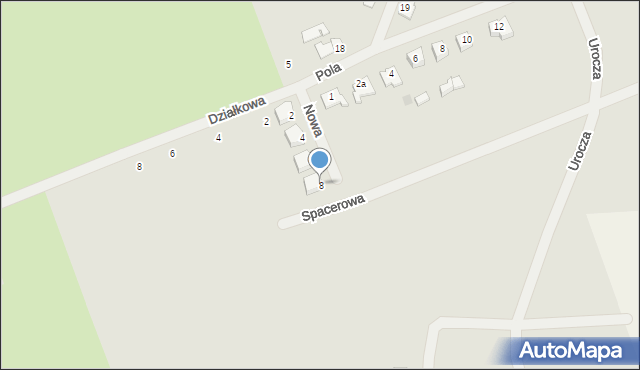 Reszel, Nowa, 8, mapa Reszel