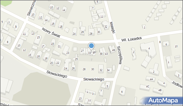 Rewal, Nowy Świat, 35, mapa Rewal