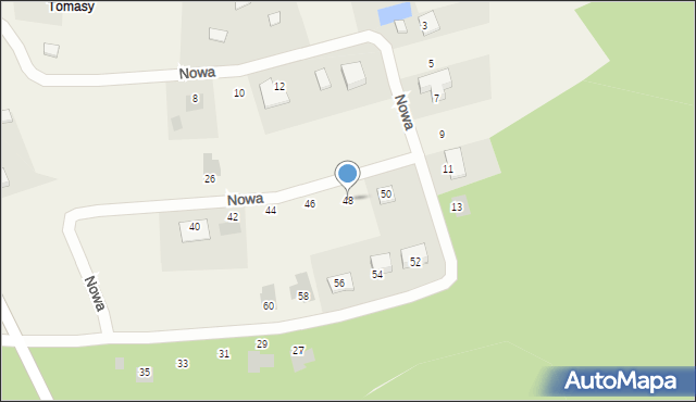 Ruda, Nowa, 48, mapa Ruda