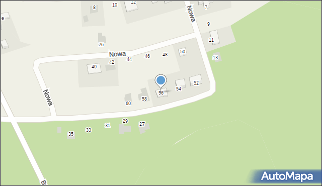Ruda, Nowa, 56, mapa Ruda