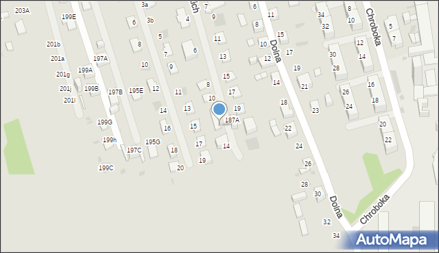 Ruda Śląska, Noblistów Śląskich, 12a, mapa Rudy Śląskiej