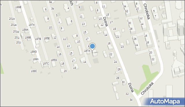 Ruda Śląska, Noblistów Śląskich, 21, mapa Rudy Śląskiej