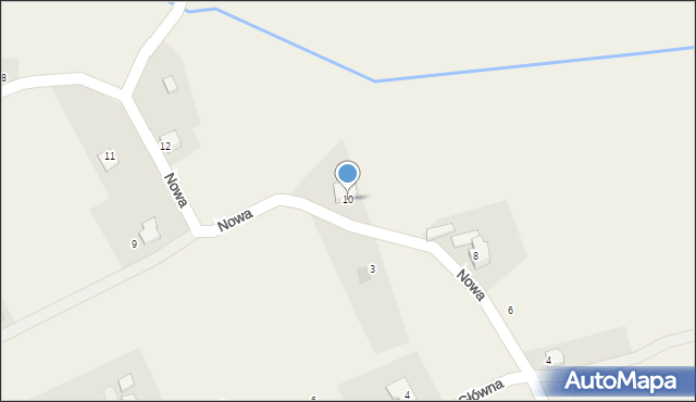 Rudnik, Nowa, 10, mapa Rudnik