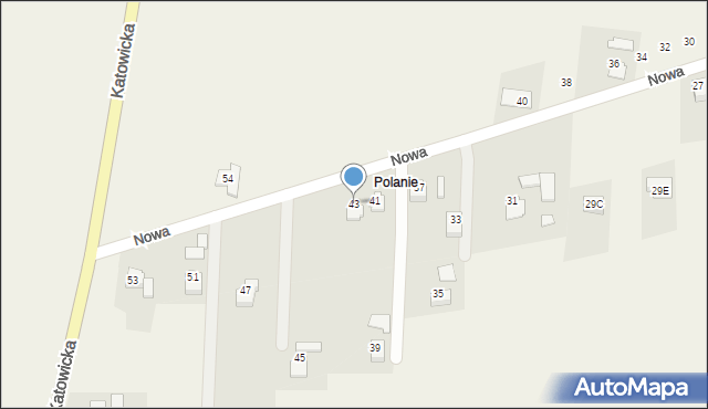 Rudnik, Nowa, 43, mapa Rudnik