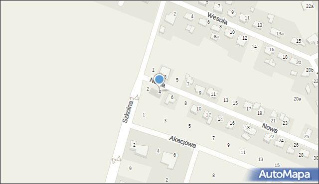 Rudnik, Nowa, 4, mapa Rudnik