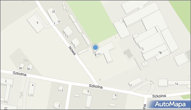 Rymań, Nowa, 4, mapa Rymań