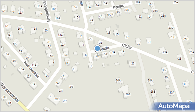 Rypin, Norwida Cypriana Kamila, 7A, mapa Rypin