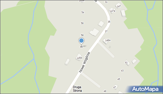 Rzeszów, Nowe Wzgórze, 60, mapa Rzeszów