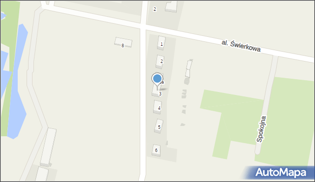 Sadowice, Nowe Osiedle, 3B, mapa Sadowice