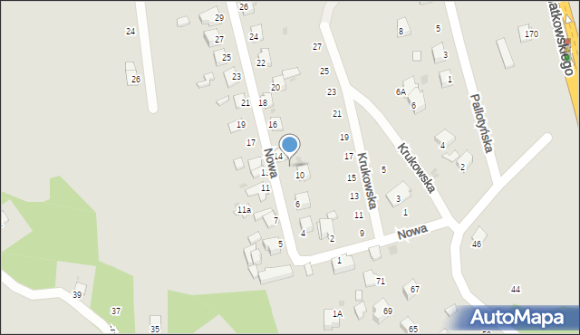 Sandomierz, Nowa, 12, mapa Sandomierza