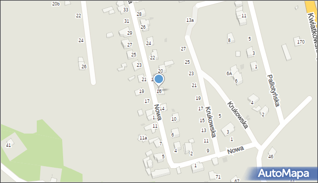 Sandomierz, Nowa, 16, mapa Sandomierza