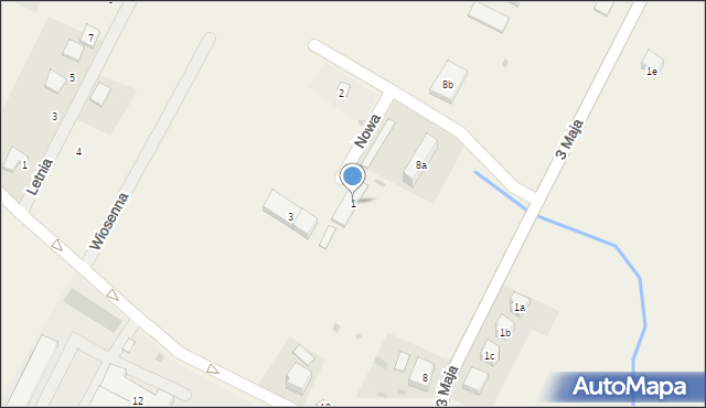 Ścinawka Średnia, Nowa, 1, mapa Ścinawka Średnia