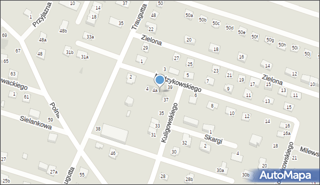 Serock, Nodzykowskiego Józefa, 4b, mapa Serock