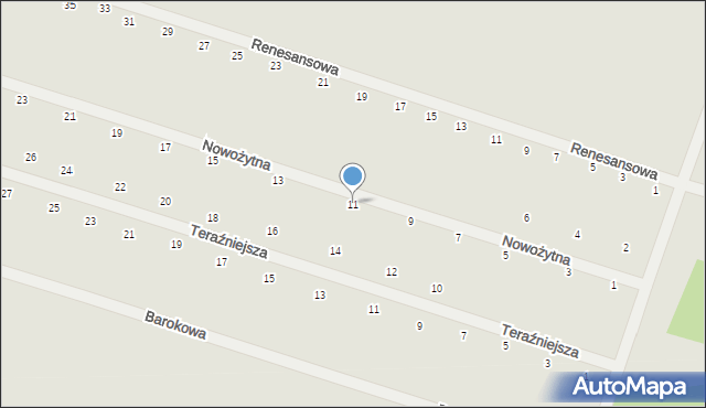 Serock, Nowożytna, 11, mapa Serock