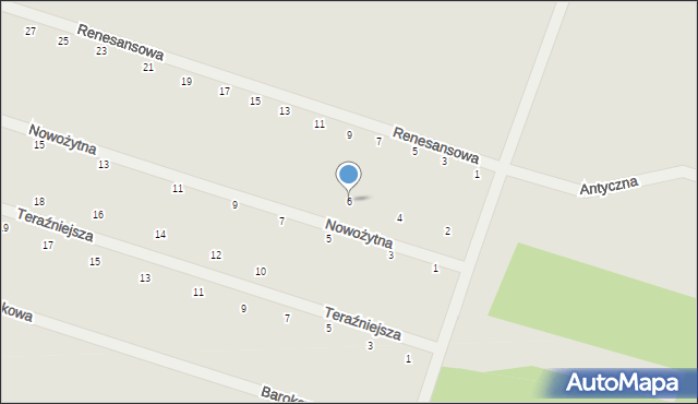 Serock, Nowożytna, 6, mapa Serock