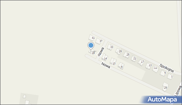 Siedlec, Nowa, 20, mapa Siedlec