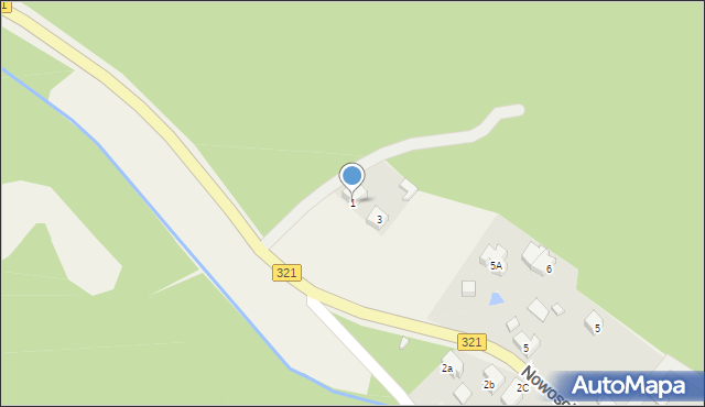 Siedlisko, Nowosolska, 1, mapa Siedlisko