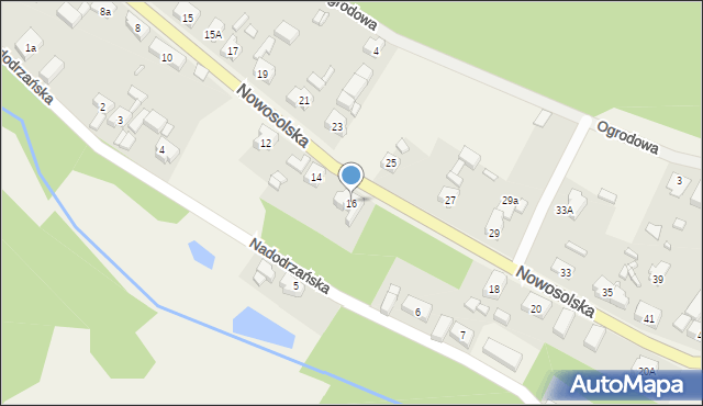 Siedlisko, Nowosolska, 16, mapa Siedlisko