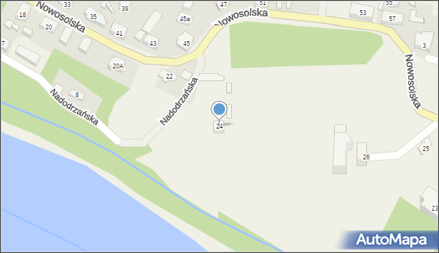 Siedlisko, Nowosolska, 24, mapa Siedlisko