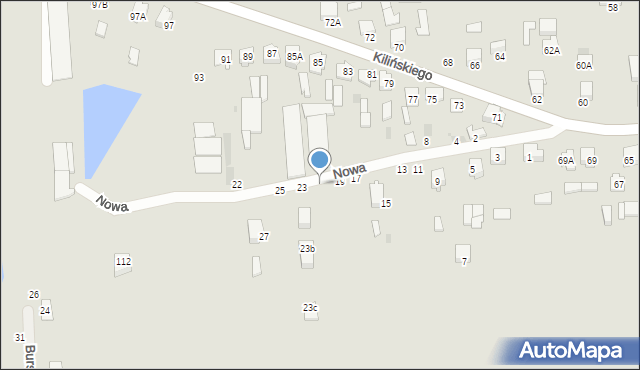 Siemiatycze, Nowa, 21, mapa Siemiatycze