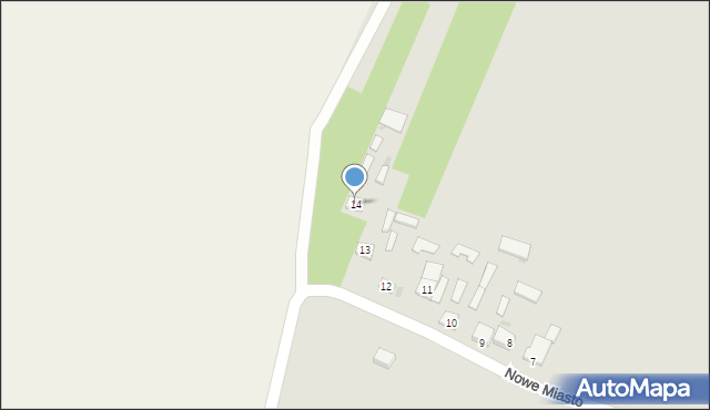 Sienno, Nowe Miasto, 14, mapa Sienno