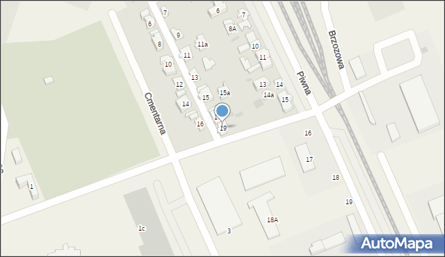 Sierakowice, Nowe Osiedle, 19, mapa Sierakowice