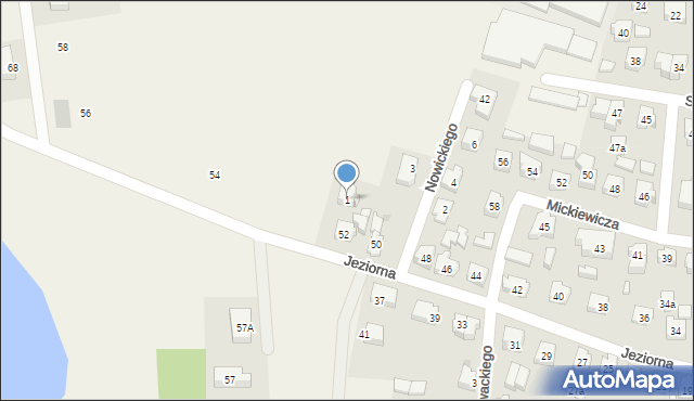 Sierakowice, Nowickiego Jana, ks., 1, mapa Sierakowice