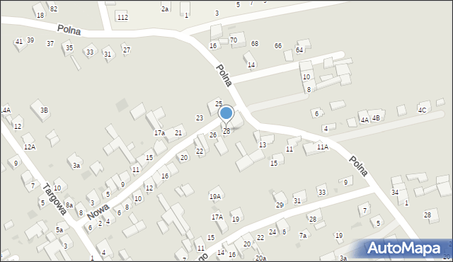 Skała, Nowa, 28, mapa Skała