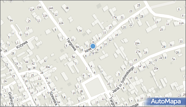 Skała, Nowa, 4, mapa Skała