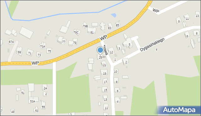 Skarżysko-Kamienna, Nowa, 23, mapa Skarżysko-Kamienna