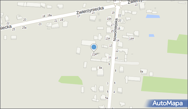 Skierniewice, Nowomiejska, 11A, mapa Skierniewic